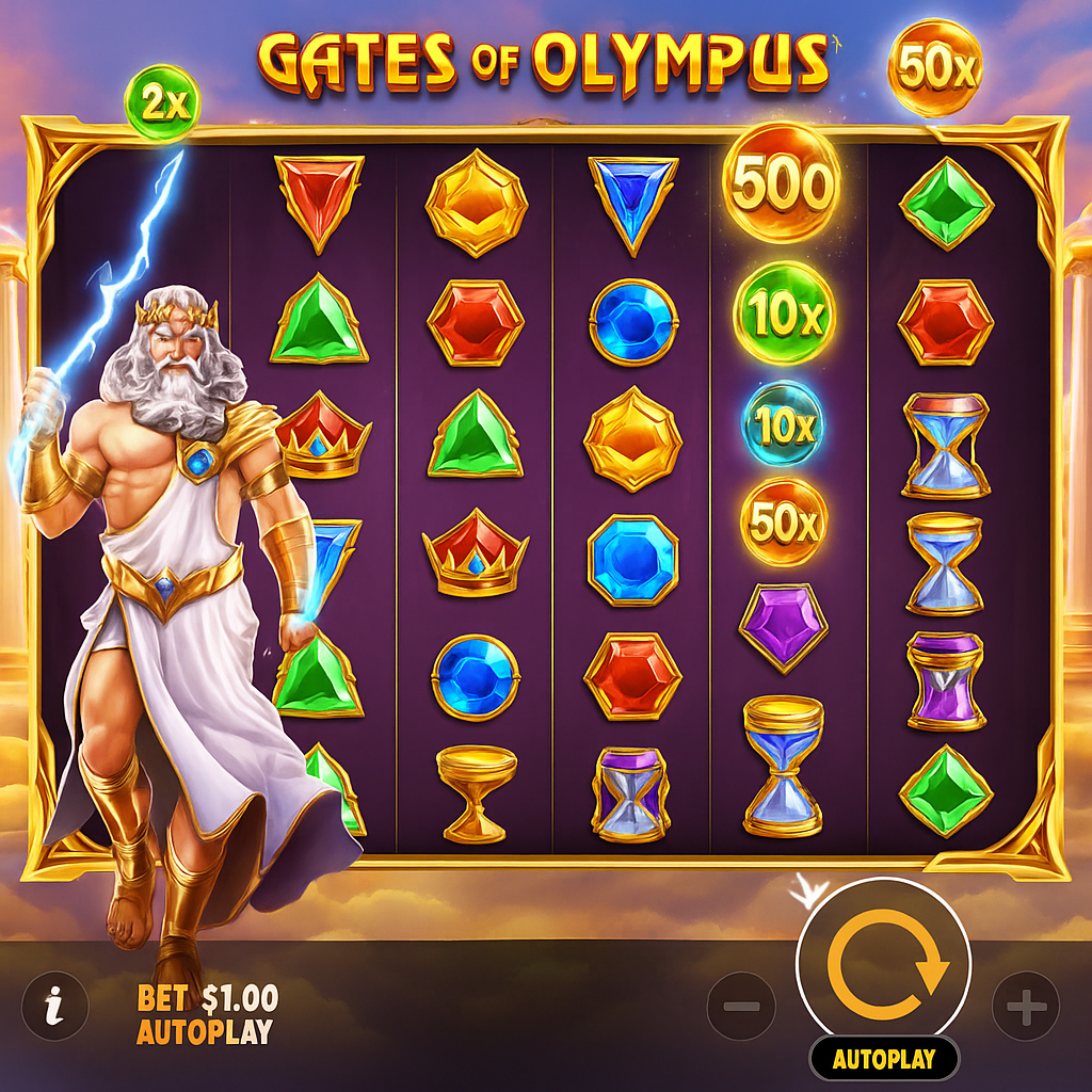 SlotsHammer - Gates of Olympus Slot Game - Online Casino